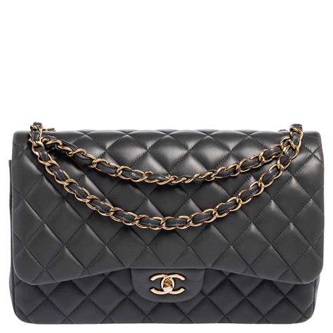 classic grey chanel bag|chanel classic grey flap bag.